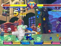 une photo d'Ã©cran de Pocket Fighter sur Sony Playstation